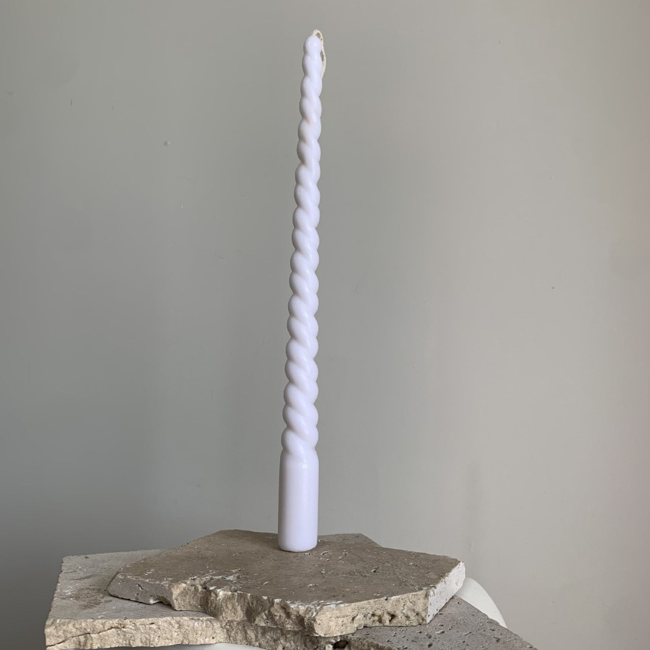 Twisted taper candle